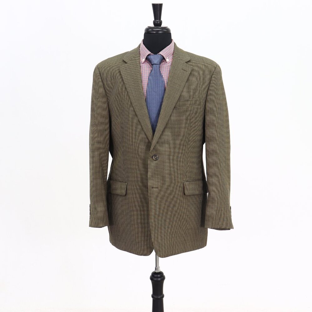 Chaps 42R Brown HT 2-Button Sport Coat Blazer Jacket G668